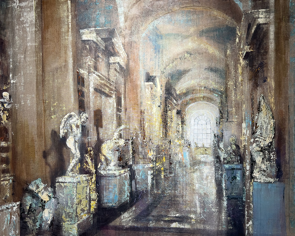 Museo 150x120cm olio su tela 2023 Museo 150x120cm olio su tela 2023