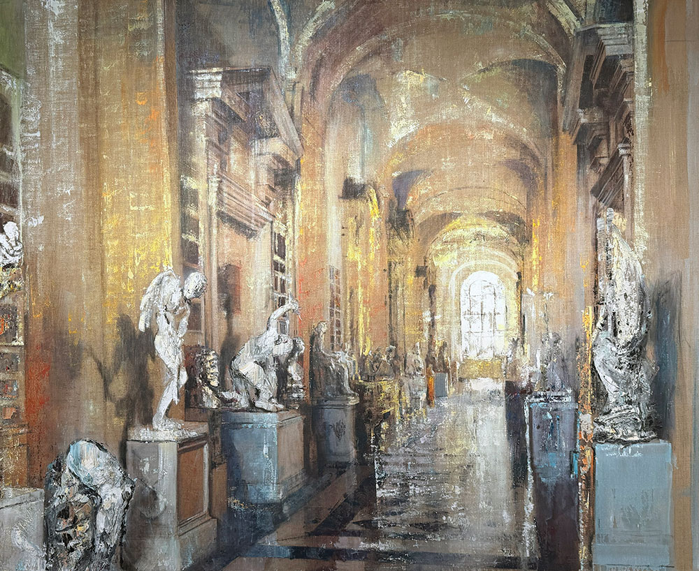 Le Temps 160x200cm olio su tela 2022 Le Temps 160x200cm olio su tela 2022