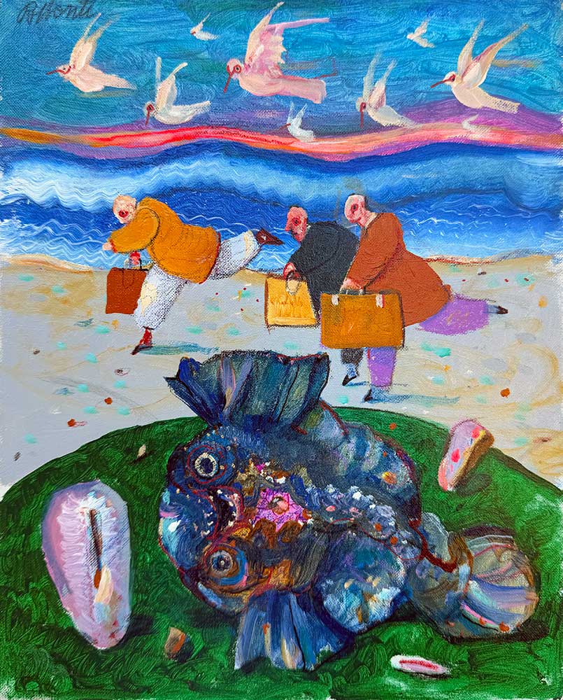 Senza Titolo – 24x30cm olio su panello telato Senza Titolo - 24x30cm olio su panello telato